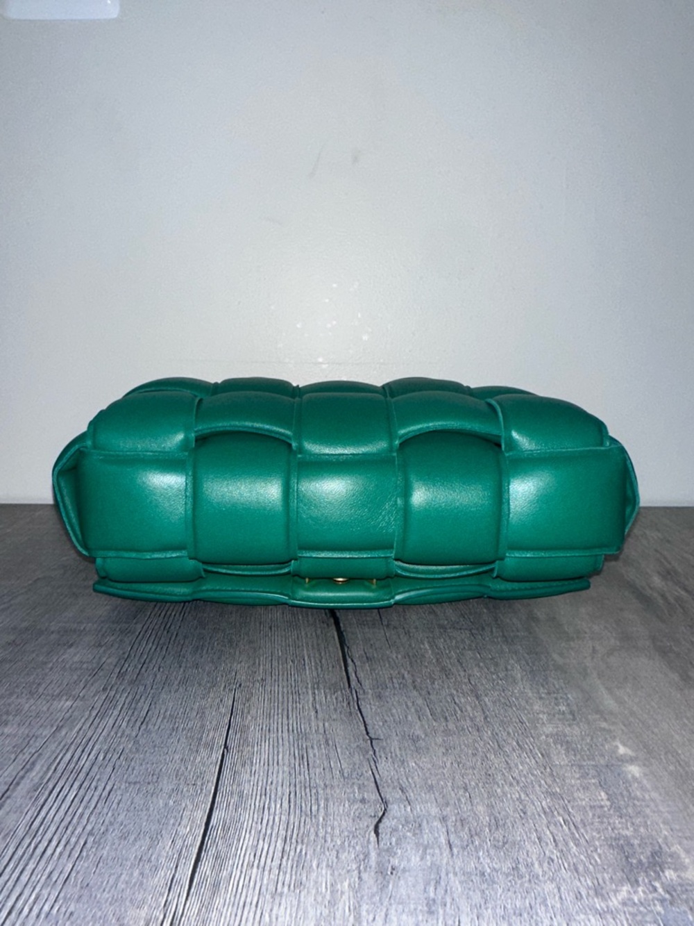 32-36 Preloved Bottega Veneta Padded Cassette (Emerald Green) - Picture 3 of 10